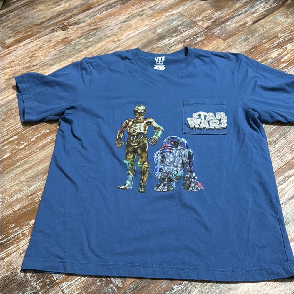 Uniqlo Blue Star Wars Graphic Tee